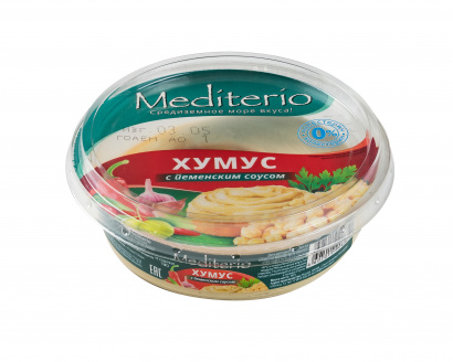 Хумус Mediterio с йеменским соусом