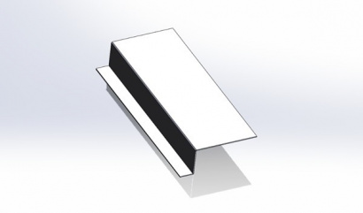 Z-образные профили стальные для вентфасадов с завода