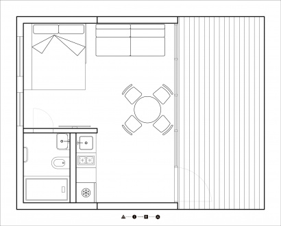 Модульный дом AIRA Стандарт 26 м²