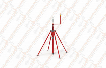Метеорологическая мачта с лебедкой от 4 до 16 метров