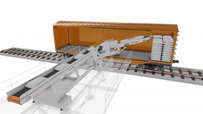 Мешкопогрузчик в ж/д вагоны