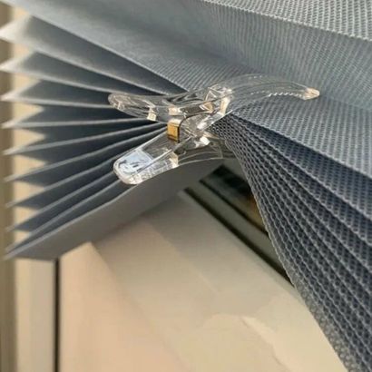 Зажимы-прищепки пластиковые прозрачные