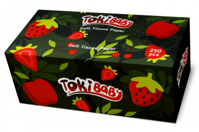 Бумажные салфетки в коробке 250шт