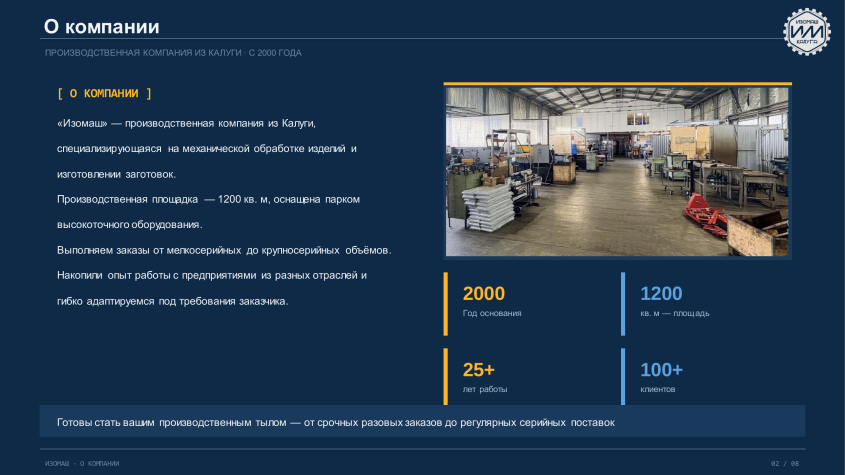 «Изомаш»: механическая обработка изделий